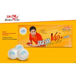 Мячи для настольного тенниса Double Fish 1* Volant (10 шт/упак.) р-р.40+