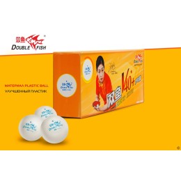 Мячи для настольного тенниса Double Fish 1* Volant (10 шт/упак.) р-р.40+