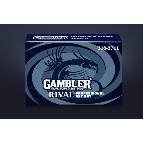 Сетка для теннисного стола GAMBLER 318 Rival, профессиональная