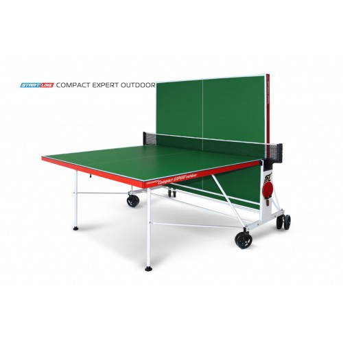 Теннисный стол Start line Compact EXPERT 4 Outdoor Зелёный с сеткой
