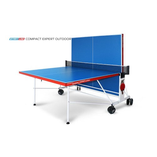 Теннисный стол Start line Compact EXPERT Outdoor 4 Синий с сеткой