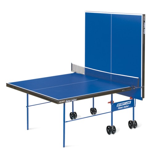 Теннисный стол Start line Game Indoor Синий с сеткой