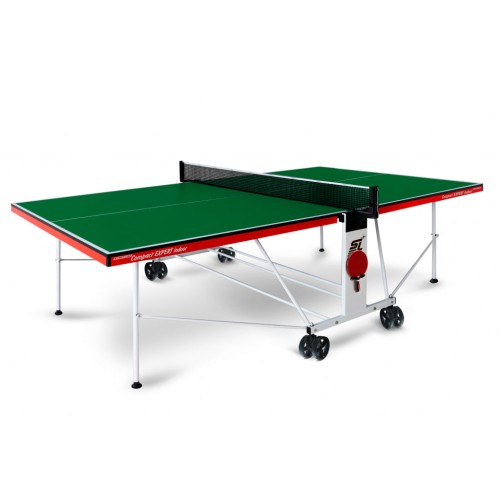 Теннисный стол Start line Compact EXPERT Indoor Зелёный с сеткой