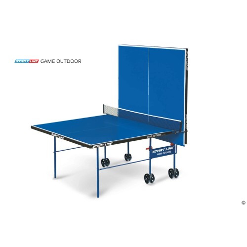 Теннисный стол Start line Game Outdoor BLUE с сеткой