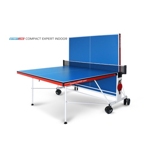 Теннисный стол Start line Compact EXPERT Indoor Синий с сеткой