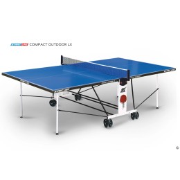 Теннисный стол Start line Compact Outdoor-2 LX Синий с сеткой