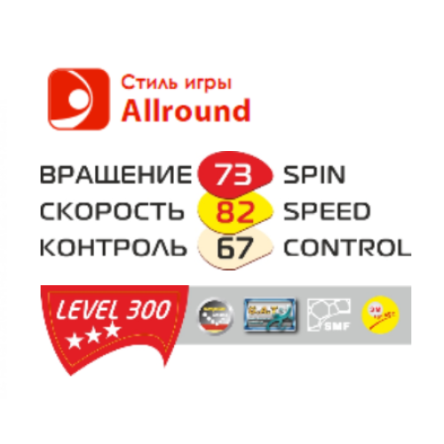 Теннисная ракетка Start line Level 300 (прямая)