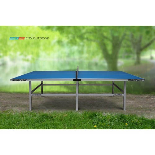 Теннисный стол Start line City Outdoor BLUE с сеткой