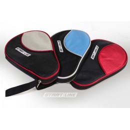 Чехол для теннисной ракетки серый с карманом