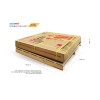 Стол теннисный Double Fish 235 черный с сеткой