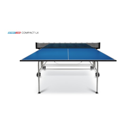 Стол теннисный Start Line Compact LX Синий NEW с сеткой