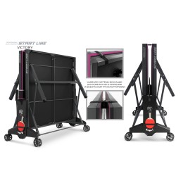 Стол теннисный Start line VICTORY Indoor Black с сеткой