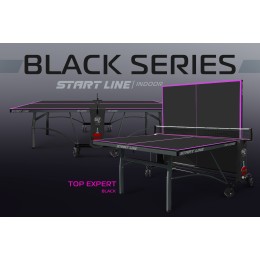 Стол теннисный Start line Top Expert Black с сеткой
