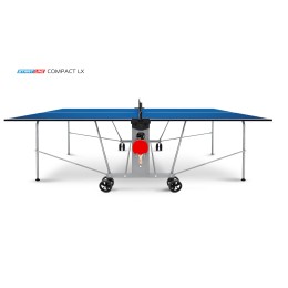 Стол теннисный Start Line Compact LX Синий NEW с сеткой