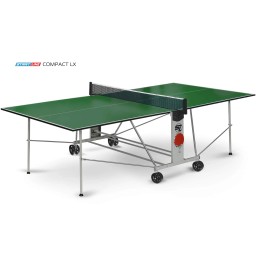Стол теннисный Compact LX Зелёный NEW с сеткой