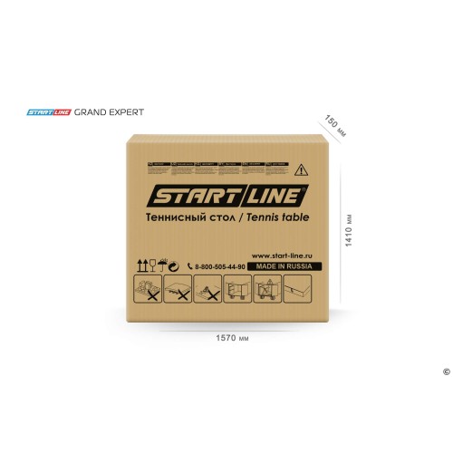 Стол теннисный Start Line GRAND EXPERT Black с сеткой