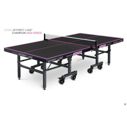 Стол теннисный Start line Champion HIGH SPEED Black без сетки