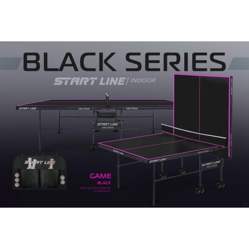 Стол теннисный Start line Game Indoor с сеткой Black