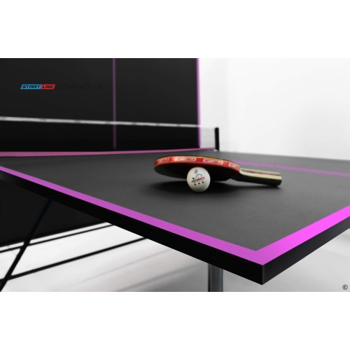 Теннисный стол Start line Compact LX Black с сеткой