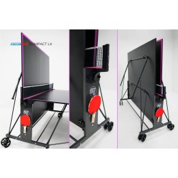 Теннисный стол Start line Compact LX Black с сеткой