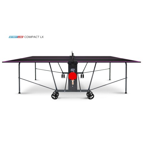 Теннисный стол Start line Compact LX Black с сеткой