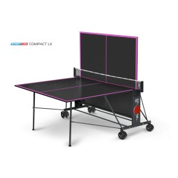 Теннисный стол Start line Compact LX Black с сеткой