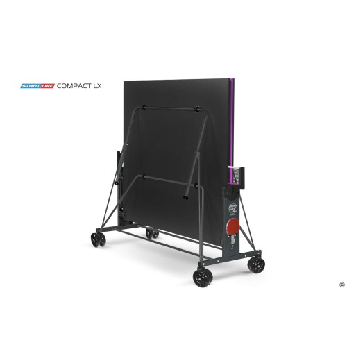 Теннисный стол Start line Compact LX Black с сеткой