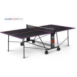 Теннисный стол Start line Compact LX Black с сеткой