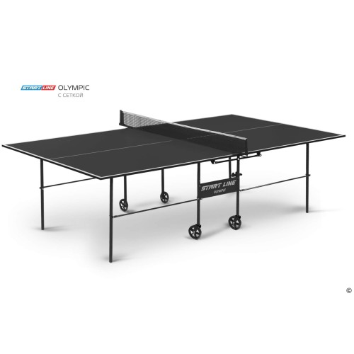 Теннисный стол Start line Olympic с сеткой Black