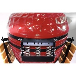 Керамический гриль SG PRO, 61 см/24 дюйма (красный)