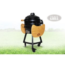 Керамический гриль SG PRO, 39,8 см/16 дюймов (черный)