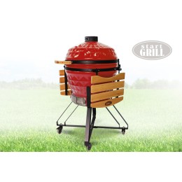 Керамический гриль SG PRO, 61 см/24 дюйма (красный)