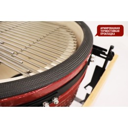 Керамический гриль-барбекю SG24 PRO CFG, 61 см/24 дюйма (красный)