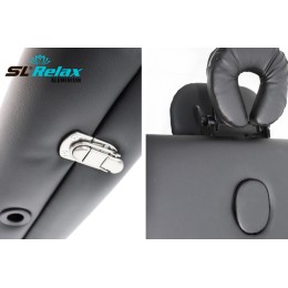 Массажный стол Start Line Aluminium (Черный)