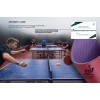 Профессиональное напольное покрытие для настольного тенниса ITTF 6 мм (красное)