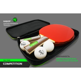 Набор Start Line COMPETITION V11, 2 ракетки 2*, 3 мяча 1*