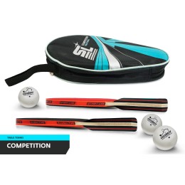 Набор Start Line COMPETITION 54821, 2 ракетки 3*, 3 мяча 1*