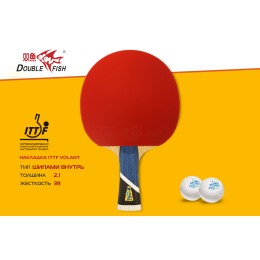 Ракетка для настольного тенниса Double Fish (5A+C серия)