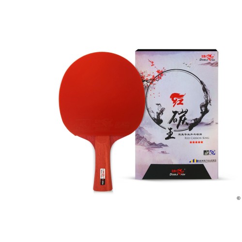 Ракетка для настольного тенниса Double Fish Red Carbon King 5*