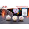 Мячи для настольного тенниса Double Fish V40+ 3 star WTT (6шт.)