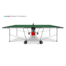 Стол теннисный Start Line Compact-2 LX Всепогодный 6 Зеленый с сеткой