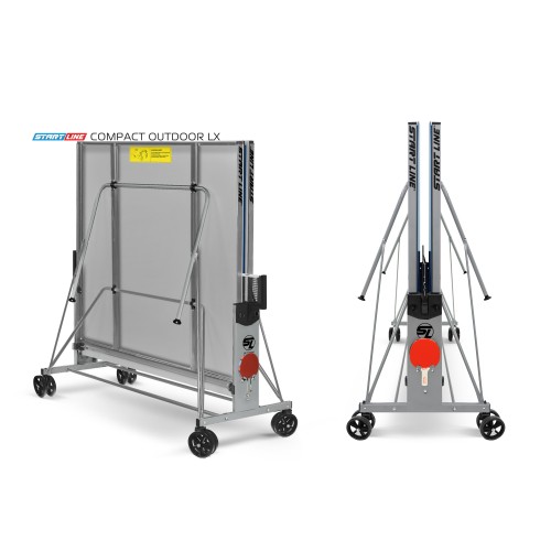 Стол теннисный Start Line Compact-2 LX Всепогодный 6 Синий с сеткой