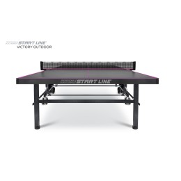Стол теннисный Start line VICTORY 6 Всепогодный Black с сеткой