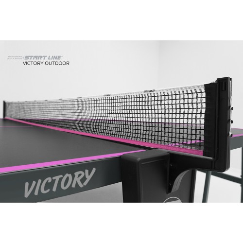 Стол теннисный Start line VICTORY 6 Всепогодный Black с сеткой
