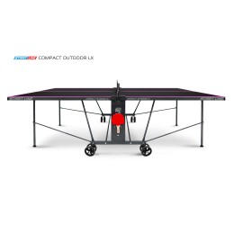 Стол теннисный Start Line Compact-2 LX Всепогодный Black с сеткой