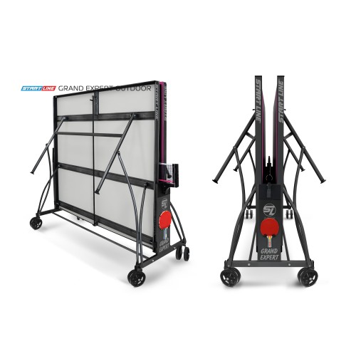 Стол теннисный Start line GRAND EXPERT 6 Всепогодный Black с сеткой