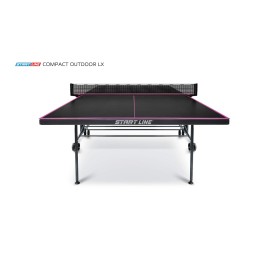 Стол теннисный Compact-2 LX  Всепогодный 6 Black с сеткой