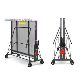 Стол теннисный Compact-2 LX  Всепогодный 6 Black с сеткой
