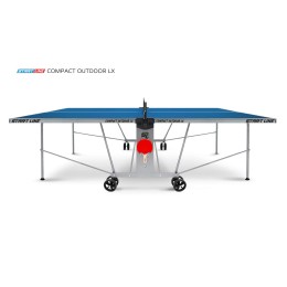 Стол теннисный Compact-2 LX Всепогодный Синий NEW с сеткой