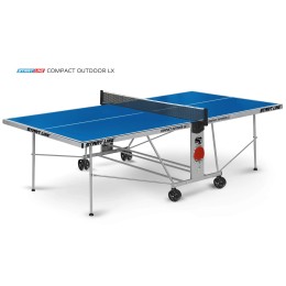 Стол теннисный Compact-2 LX Всепогодный Синий NEW с сеткой